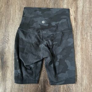 Lululemon Camo Align Biker Shorts